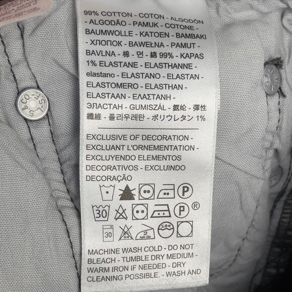 Levi's 501 Skinny Denim Jeans Washed Black 26 Button Fly Frayed Hem Classic - Picture 15 of 16